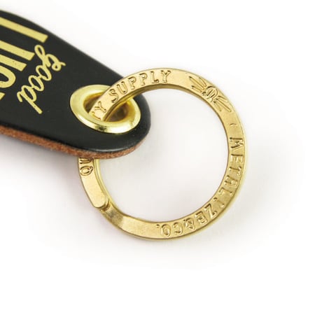Good Luck Leather Key Tag