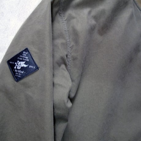 So Glad Military Zip Shirt