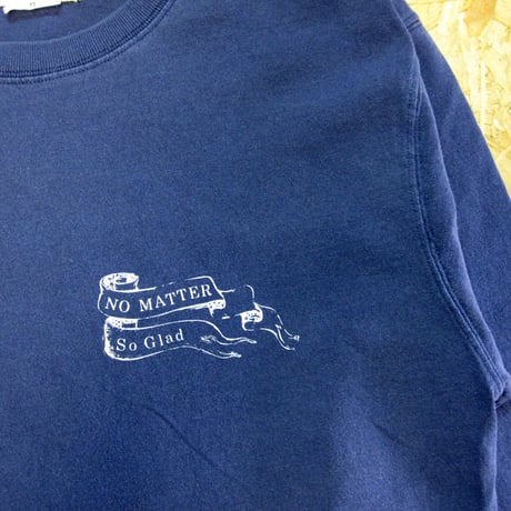 No Matter Pigmento Dye L/S TEE V・Navy