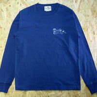 No Matter Pigmento Dye L/S TEE V・Navy