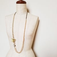 ブラスバタフライのロングネックレス（レンタル）　Ｎ149