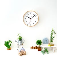 【名入れ付き】 KATOMOKU plywood clock 10 ナチュラル km-76NA 木製 掛け時計