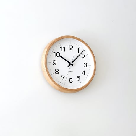 【名入れ付き】KATOMOKU muku clock 16 オーク km-113OA 木製 掛け時計