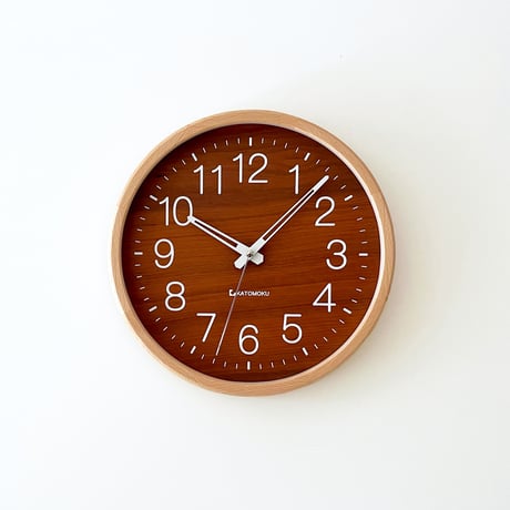 【名入れ付き】【予約商品】※5月中に出荷 KATOMOKU muku clock 2 ビーチ km-73NA 木製 掛け時計