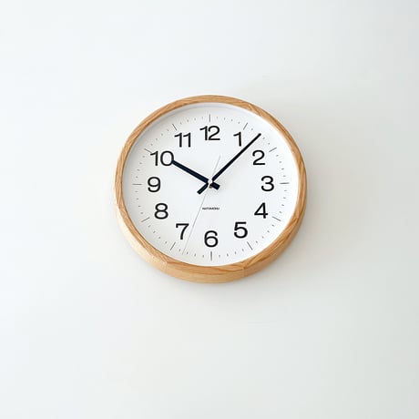【名入れ付き】KATOMOKU muku clock 16 オーク km-113OA 木製 掛け時計