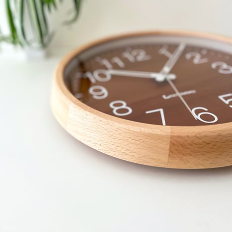【名入れ付き】【予約商品】※5月中に出荷 KATOMOKU muku clock 2 ビーチ km-73NA 木製 掛け時計