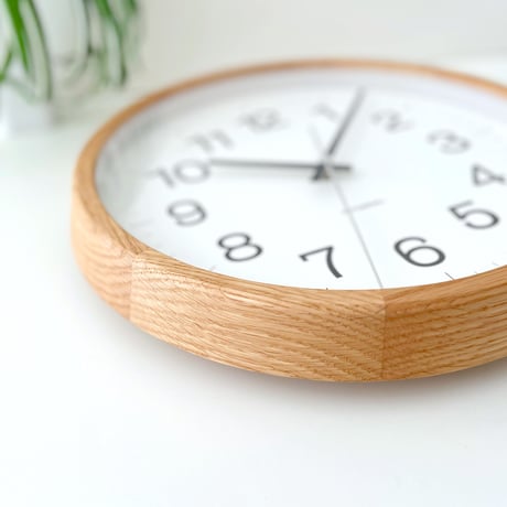 【名入れ付き】KATOMOKU muku clock 16 オーク km-113OA 木製 掛け時計