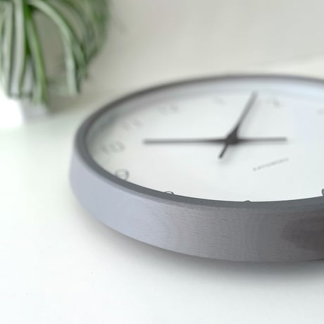 【名入れ付き】 KATOMOKU muku clock 7 ナチュラル km-60GR木製 掛け時計