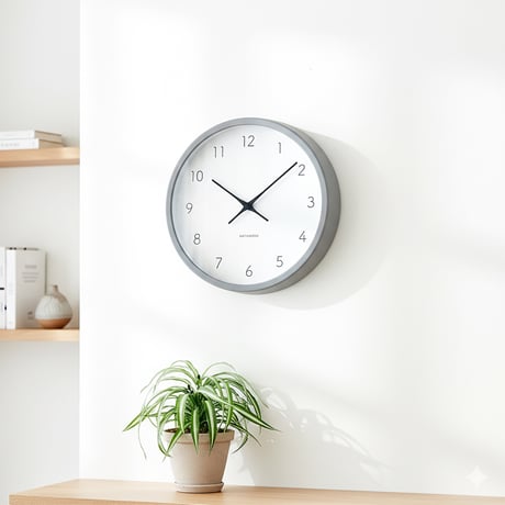 【名入れ付き】 KATOMOKU muku clock 7 ナチュラル km-60GR木製 掛け時計