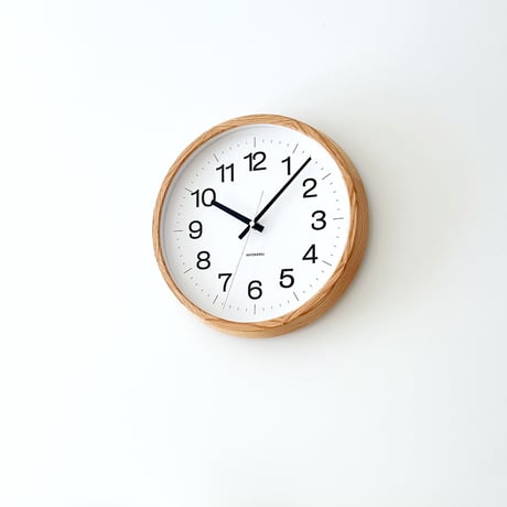【名入れ付き】KATOMOKU muku clock 16 オーク km-113OA 木製 掛け時計