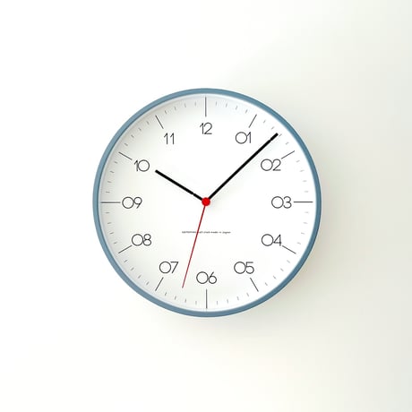 【名入れ付き】 KATOMOKU plywood clock 24 グレー km-150GRS 木製 掛け時計