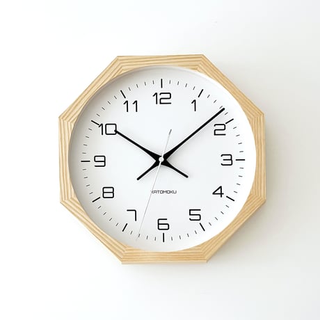 【名入れ付き】KATOMOKU muku clock 11 ナチュラル km-94NA8 木製 掛け時計
