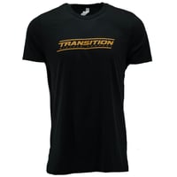 TRANSITION LOGO BLACK AND GOLD TEE
