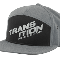 Transition Bikes  7 Panel Strapback Grey