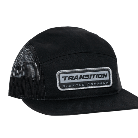 Wide Load 5-Panel Mesh Hat Black