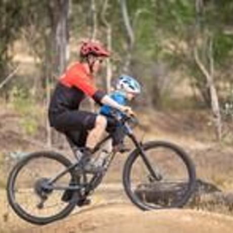 Child Bike Seat + Handlebar Combo