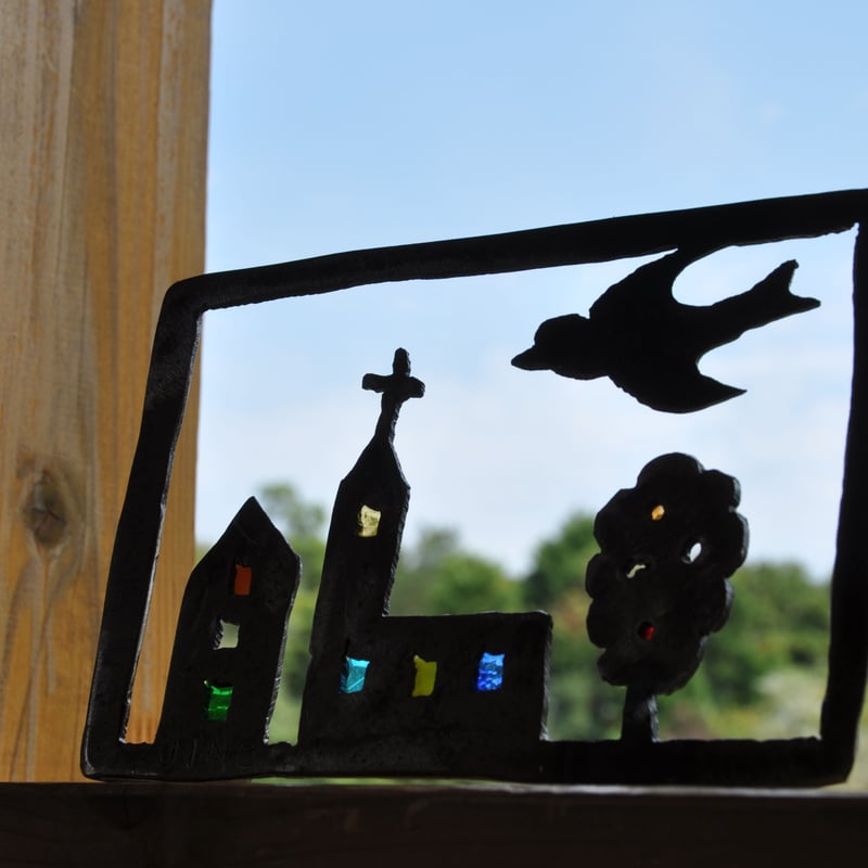 アイアン　フレーム　ステンドグラス 0_90dd232f1ed6c79aca4e2a8c952d