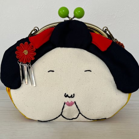 ずんこ♪❤ガマ口バッグ 在庫商品】寸ぱちがま口財布【帆布・蛸唐草】 [M便 1/10