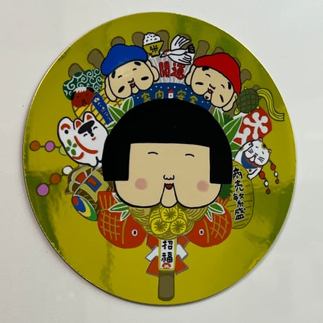 福を呼ぶ ふくこさん がまぐち