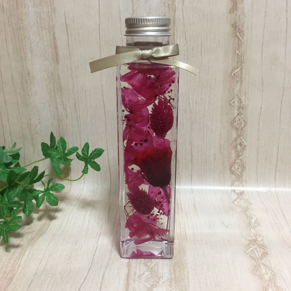 ハーバリウム☆チャクラシリーズ「レッド」 | レインボーフラワー