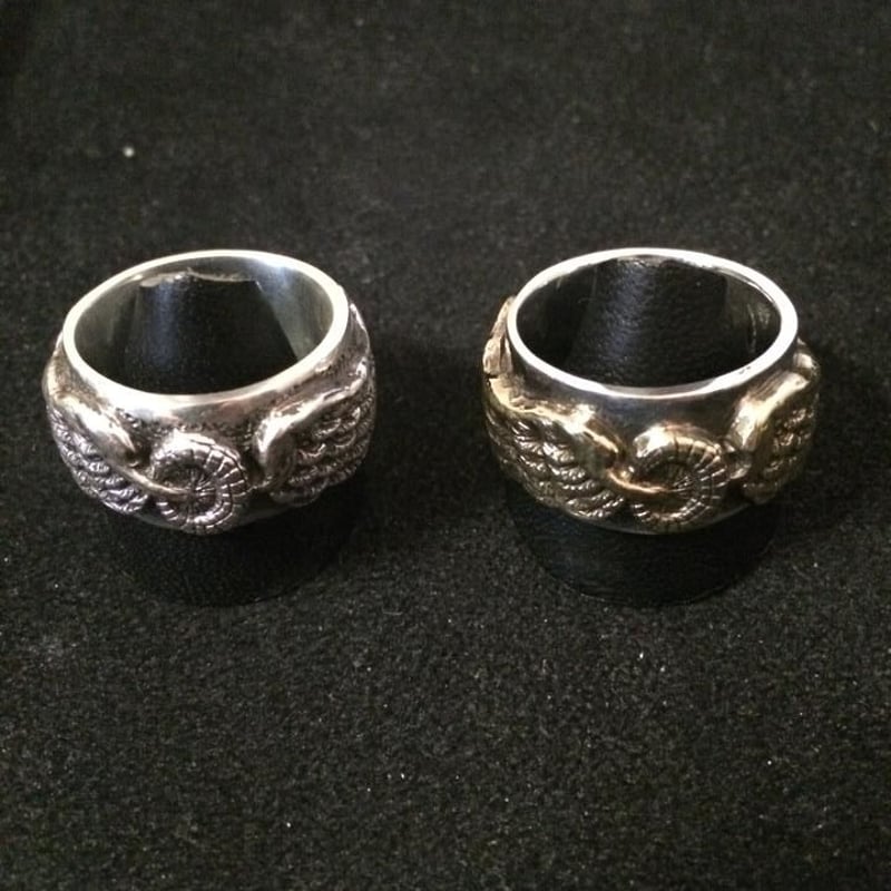 HMC FLYING WHEEL RING』BRASS x SILVER | KraftyT