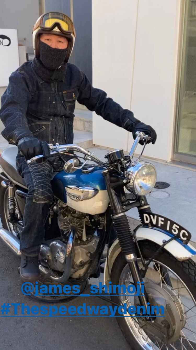 THE SPEEDWAY W-KNEE DENIM INDIGO | KraftyTokyo THE SPEEDWAY W-KNEE DENIM INDIGO | KraftyTokyo