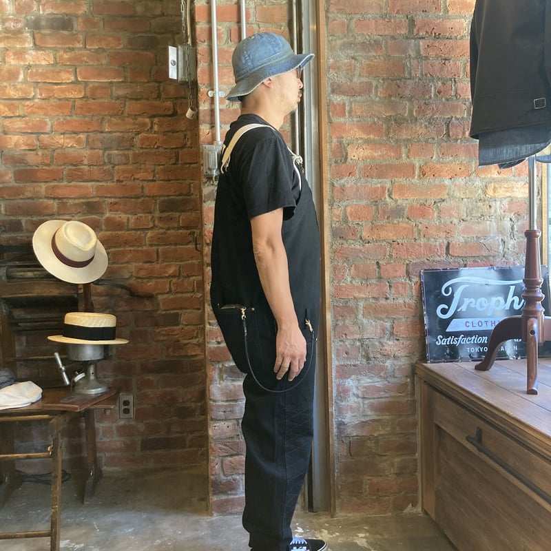 THE SPEEDWAY W-KNEE DECKPANTS BLK | KraftyTokyo