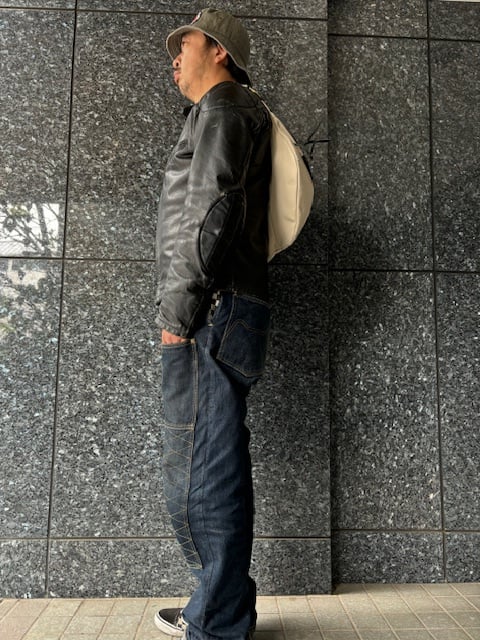 THE SPEEDWAY RIDE BAG 生成り | KraftyTokyo