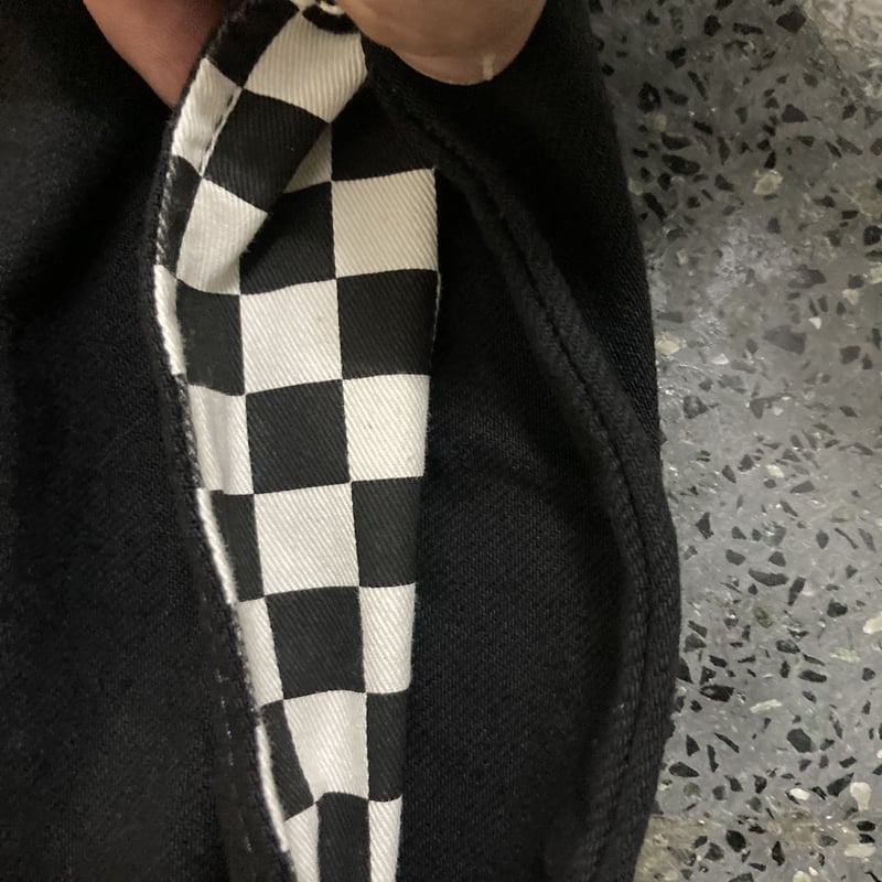 THE SPEEDWAY W-KNEE DECKPANTS BLK | KraftyTokyo
