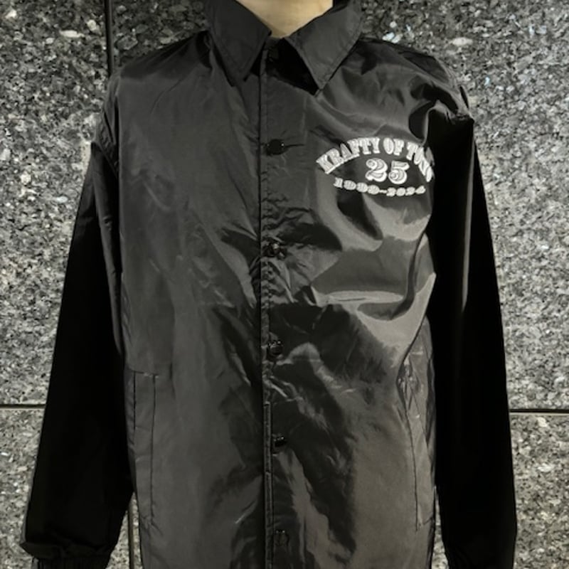 toe コーチジャケット 25周年（完売品） KraftyTokyo 25周年記念限定 コーチジャケット BLK/WHT | KraftyT