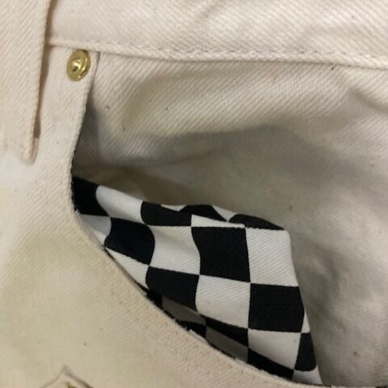 THE SPEEDWAY W-KNEE DENIM 生成り THE SPEEDWAY W-KNEE DENIM 生成り 予約受付中 残り8本!! | K