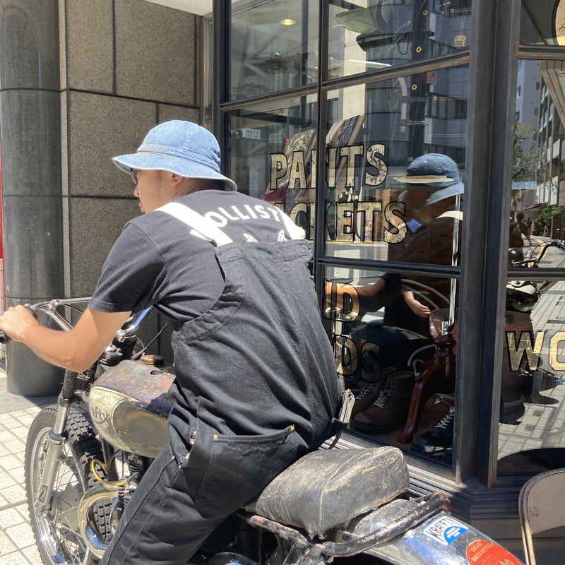 THE SPEEDWAY W-KNEE DECKPANTS BLK | KraftyTokyo