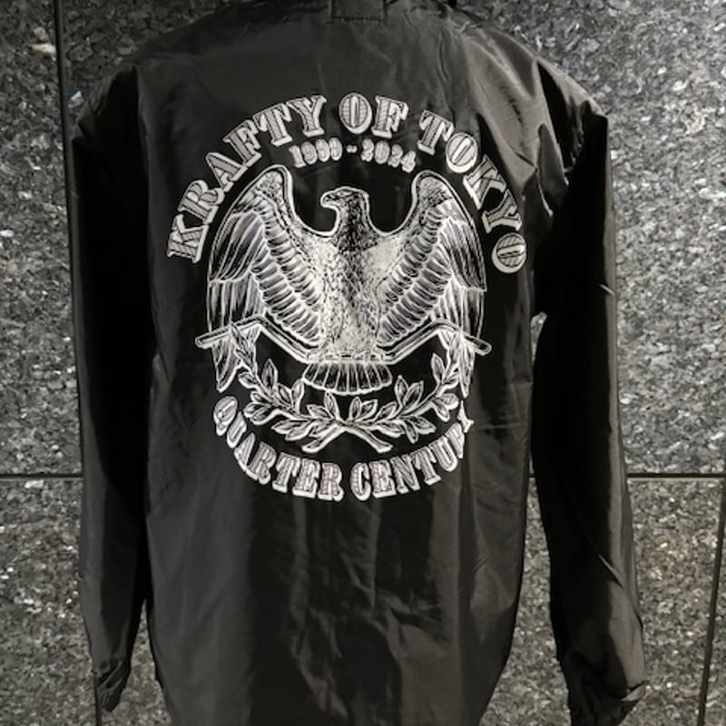 KraftyTokyo 25周年記念限定 コーチジャケット BLK/WHT | KraftyT