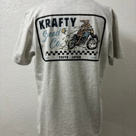KRAFTY TOKYO別注　THE SPEEDWAY RIDE BAG生成り ITEM | KraftyTokyo