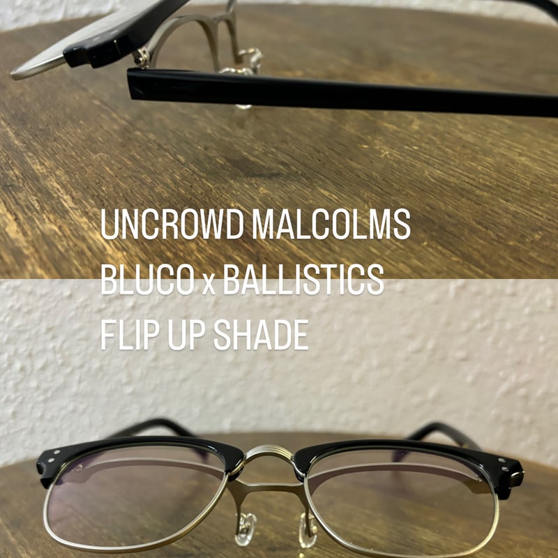 UNCROWD MALCOM BALLISTICS×BLUCO 調光レンズ BLK | Kr