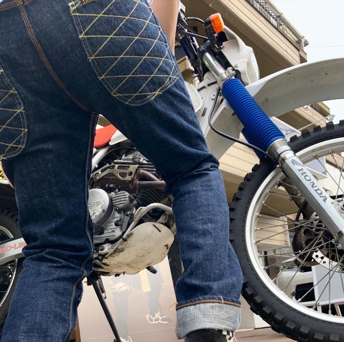 THE SPEEDWAY W-KNEE PRO INDIGO | KraftyTokyo THE SPEEDWAY W-KNEE PRO INDIGO | KraftyTokyo
