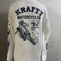 KraftyOriginal TIGER & STAR L/S WHT/NVY
