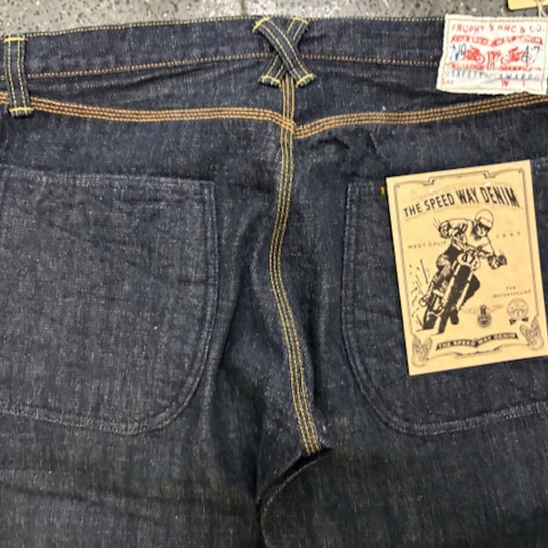 THE SPEEDWAY W-KNEE PRO INDIGO | KraftyTokyo