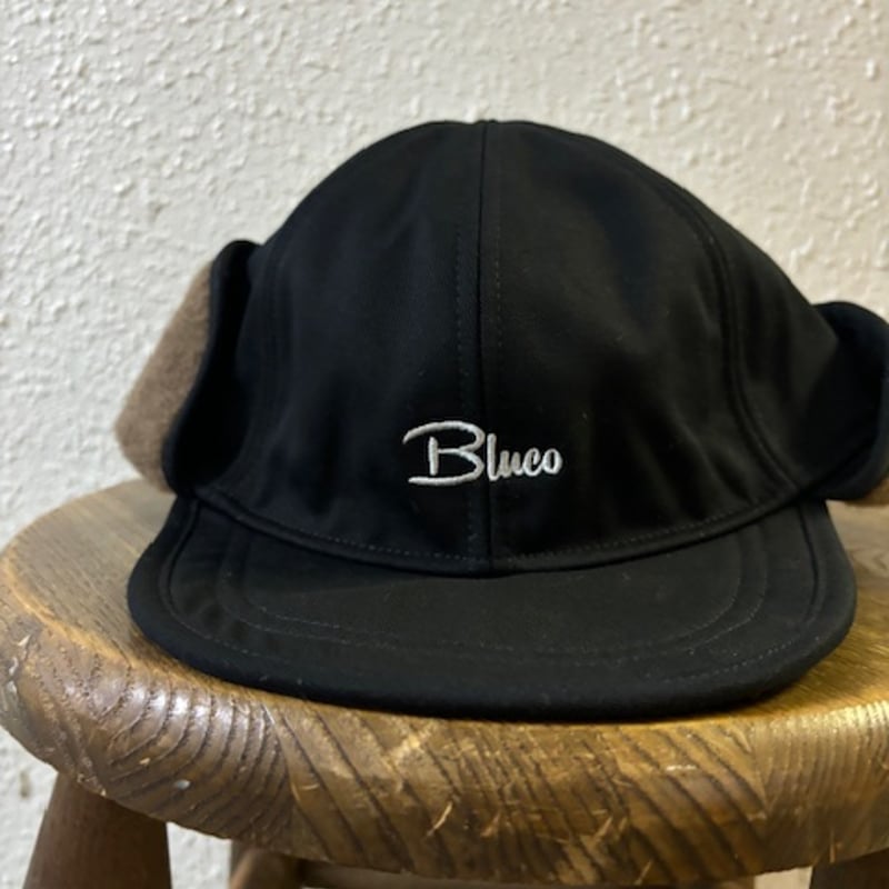 BLUCO/ブルコ　EAR FLAP CAP ブラック BLUCO EAR FLAP CAP BLK | KraftyTokyo