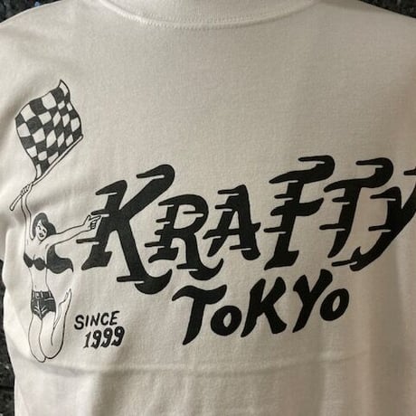 KraftyOriginal FLAG GIRL-T WHT/BLK