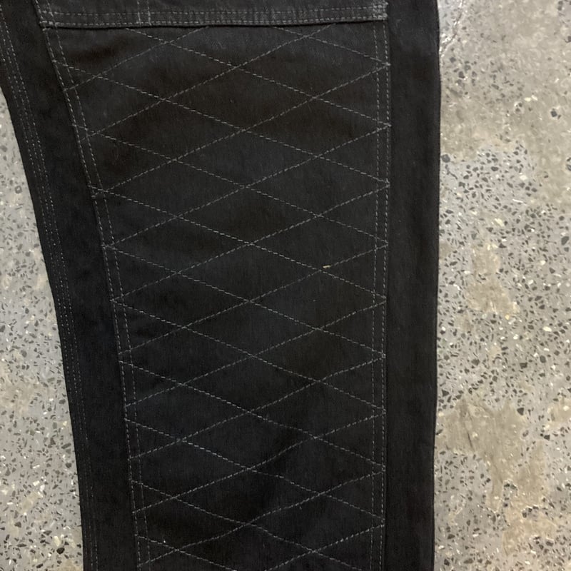 THE SPEEDWAY W-KNEE DECKPANTS BLK | KraftyTokyo