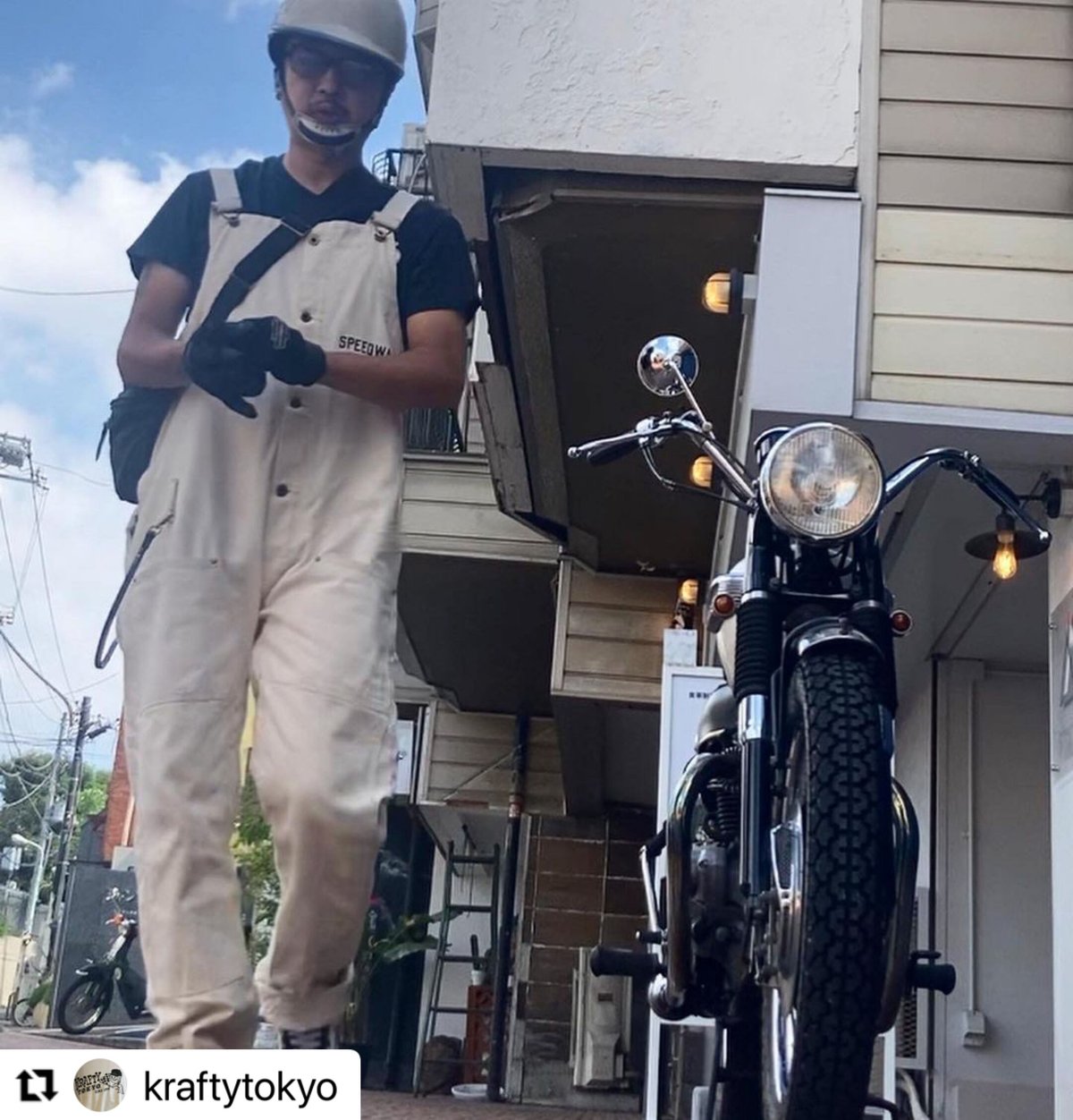 THE SPEEDWAY W-KNEE DECKPANTS 生成 | KraftyTokyo