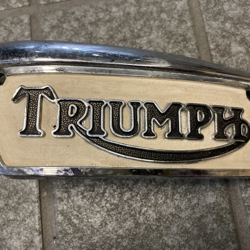TRIUMPH エンブレム 本物!!左右SET | KraftyTokyo