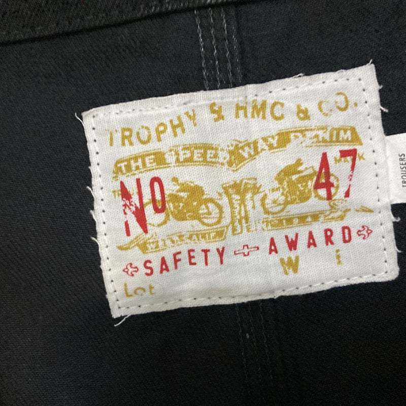 THE SPEEDWAY W-KNEE DECKPANTS BLK | KraftyTokyo