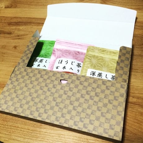 玄米茶セット（リーフ）| 静岡茶のギフト、深蒸し茶専門店 GREEN*TEA WORKSHOP