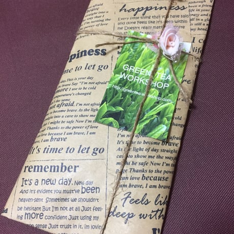 プレゼント用包装| 静岡茶のギフト、深蒸し茶専門店 GREEN*TEA WORKSHOP
