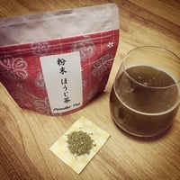 『定期便商品』送料込み！　粉末緑茶　「ほうじ茶」3つセット| 静岡茶のギフト、深蒸し茶専門店 GREEN*TEA WORKSHOP