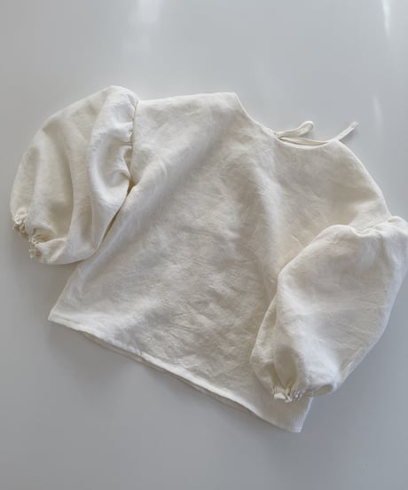 Bonnie Linen Top /long sleeve/ecru