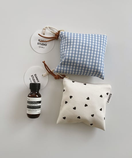 Organic cotton basic pouch/S/M