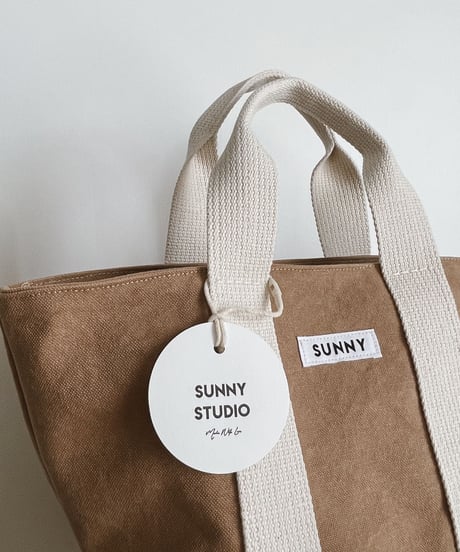 Canvas Tote Bag /dark beige/size M